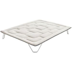 MATRIS Surmatelas de luxe en or 105 x 190 pour lit 105 avec rembourrage en gel et mousse bleu Visco - Publicité