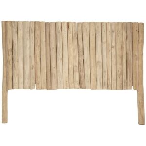 Tête de lit en bois Jayden 160x120 Atmosphera Naturel clair - Naturel - Publicité