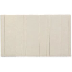 NV GALLERY Tete de lit INFINITY Tete de lit creme vanille avec rangements bois 160x200 Beige