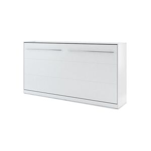 petitechambre.fr Lit armoire escamotable blanc mat   90 cm x 200 cm   Panneaux Stratifiés