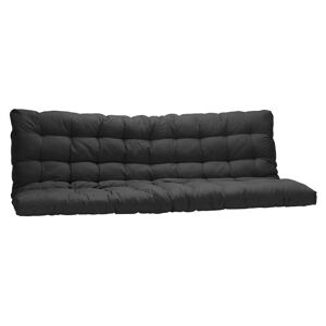 Vente-unique Futon 135 x 190 cm spécial banquette lit ép.10cm - Noir - MODULO - Publicité