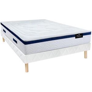 Vente uniquecom Ensemble 160 x 200 cm sommier matelas matelas ressorts ensaches et memoire de forme ep30cm MARQUIS de PALACIO