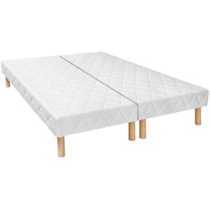 Vente-unique.com Pack sommiers deco tapissiers 2 x 90 x 200 cm 14 lattes multiplis - PANACEA de YSMÉE