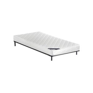 Vente-unique.com Ensemble 90 x 190 cm cadre a lattes + matelas mousse ep.15cm - DANAE de DREAMEA