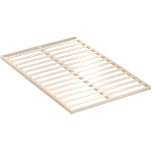 Vente unique Sommier cadre a lattes encastrable 140 x 200 cm 14 lattes multiplis en bois de bouleau COSPER