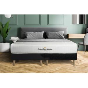 Ensemble double sommier + matelas LANCASTER ressorts ensaches et memoire de forme 180x200