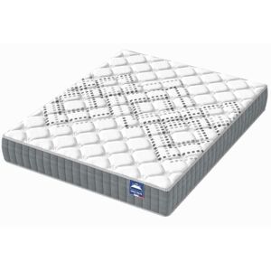 SensoReve Matelas Eliha 140x200cm - Technologie Hybrid: Ressorts ensaches + Mousse HDensite-Épaisseur 20cm-Soutien Tonique Parfait & independance de Couchage-Label SANITIZED