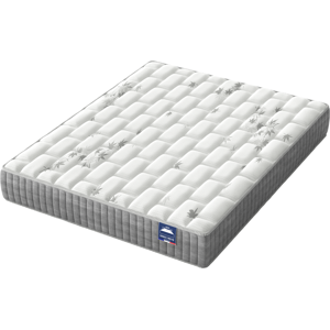 SensoRêve Matelas Galice 140x200cm - Hybrid:Ressorts ensachés+Mousse Mémoire de Forme-Épaisseur 25cm-Soutien Tonique Parfait & indépendance de Couchage-Label SANITIZED