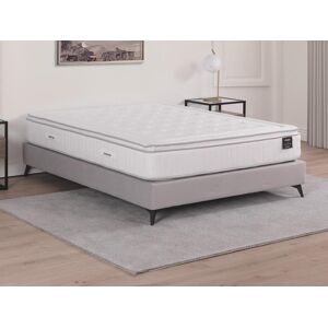 Vente-unique.com Matelas 140 x 190 cm anti-feu ressorts ensaches 5 zones, memoire de forme et surmatelas integre ep.28cm - OROS de YSMÉE HÔTEL