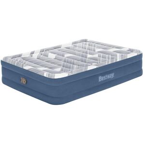 Matelas 2 places 150 x 200 cm gonflable revetements antimicrobien Bleu ep.46cm - NAVOLOU de BESTWAY