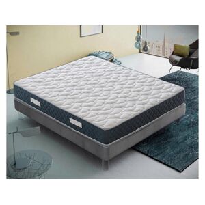 Matelas à mémoire de forme anatomique 11 zones 140x200 cm, fermeté moyenne, 22 cm de hauteur