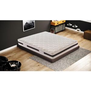 I Love Sleep Matelas 900 Ressorts ensachés et mousse mémoire 9 Zones de confort Hauteur 22 cm 140x200 cm