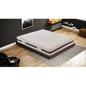 Matelas 900 Ressorts ensachés et mousse mémoire 9 Zones de confort Hauteur 22 cm 140x200 cm