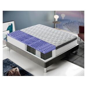 Matelas à Ressorts Ensachés - 800 Ressorts Ensachés - Hauteur 27 Cm - 13 Zones De Confort 90x200 cm