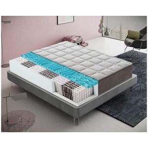 I Love Sleep Matelas à ressorts ensachés et memory foam - memory foam 5 cm - orthopédique – résistant 90x190 cm