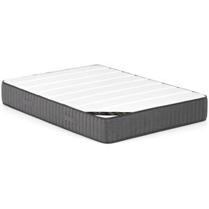 Vente-unique.com Matelas 120 x 200 cm ressorts ensaches 7 zones et mousse haute resilience ep.26cm - AUDACE de PALACIO