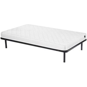 Vente-unique.com Ensemble 90 x 190 cm cadre a lattes + matelas mousse ep.15cm - DANAE de YSMÉE