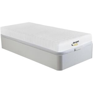 Vente uniquecom Ensemble 90 x 190 cm sommier coffre blanc matelas mousse 7 zones ep12cm STELO KIDS de MORGENGOLD