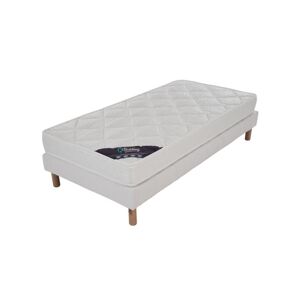 Ensemble matelas Senso + sommier 90x200 hauteur 17cm