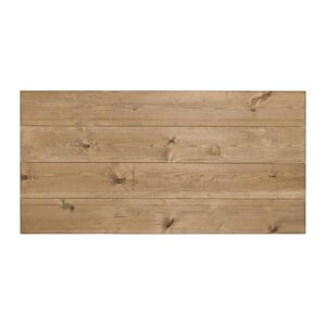 DECOWOOD Tête de lit lames en bois de pin vieilli 180x80cm - Publicité