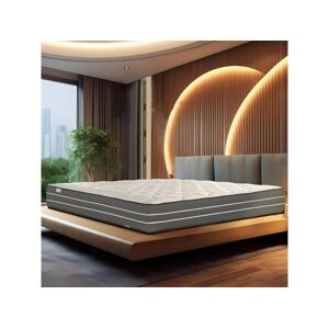 Matelas double comfort, Hauteur 26 cm, Mousse à mémoire de forme 6 cm, Double Comfort, Orthopédique, Ergonomique, 80x190 cm