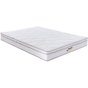 Vente-unique.com Matelas 160 x 200 cm ressorts 3 zones et mémoire de forme ép.20cm - WOLKENTANZ de MORGENGOLD