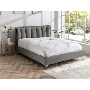 Lit avec rangements 140 x 190 cm + Sommier + Matelas - Coloris : Naturel et  noir - NOALIA