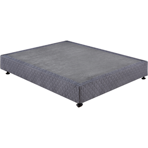 Vente-unique.com Sommier tapissier 140 x 190 cm - Gris anthracite - UNIVERSEL de DREAMEA PLAY