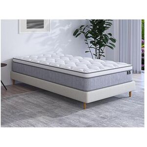 Matelas 90 x 200 cm ressorts ensaches ep22cm SERENITE de YSMEE