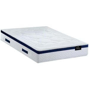 Vente uniquecom Matelas 160 x 200 cm ressorts ensaches 7 zones et memoire de forme ep30cm MARQUIS de PALACIO