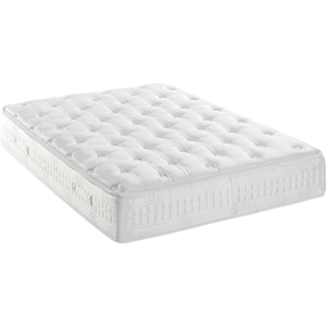 Vente-unique.com Matelas 200 x 200 cm ressorts ensachés et mémoire de forme ép.25cm - ASTRIA Art Collection de DREAMEA