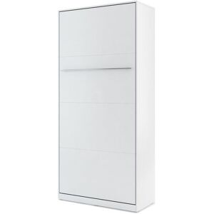 petitechambre.fr Lit armoire escamotable blanc   90 cm x 200 cm   Panneaux Stratifiés