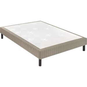 Sommier Nature Medium 3Z EPEDA, 18 cm Gris Foncé 120 x 190 cm - Publicité