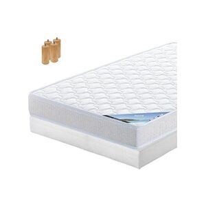 Altobuy IBIZA - Pack Matelas + Tapissier 130x190 + Pieds - - Publicité