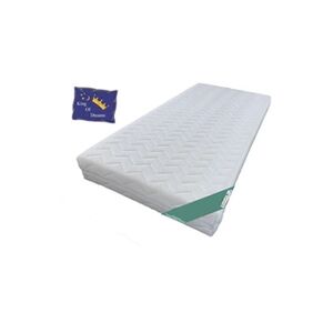 GENERIQUE Relax Matelas 80x200 pour Sommier électrique ou mécanique Déhoussable - Poli Lattex + Oreiller à valeur 89 ? King of Dreams - Publicité