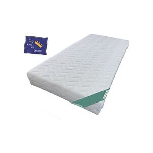 GENERIQUE Relax Matelas 70x190 pour Sommier électrique ou mécanique Déhoussable - Poli Lattex + Oreiller à valeur 89 ? King of Dreams - Publicité