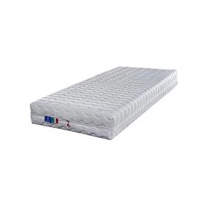 GENERIQUE Matelas 23 cm 200x200 Très Ferme Mémoire de Forme + Poli Lattex Indéformable - Spécial Sommiers Articulés - Dèhoussable 4 Côtés Lavable 30 ° 200 200 - Publicité