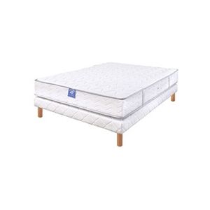 Belle Literie Ensemble matelas sardem forum visco + sommier tapissier 160x200 - Publicité