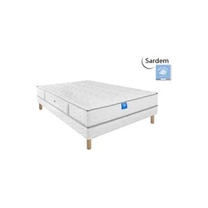 Belle Literie Ensemble matelas sardem intimité + sommier tapissier 160x200 - Publicité