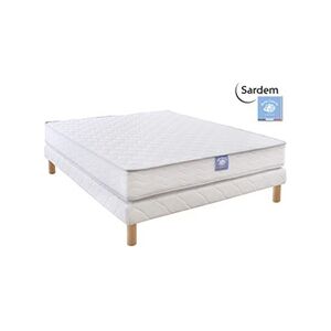 Belle Literie Ensemble matelas sardem forum + sommier tapissier 160x200 - Publicité