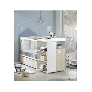 Sauthon BABYPRICE Lit Bebe Combine Evolutif Smile Hetre Cendre - Publicité