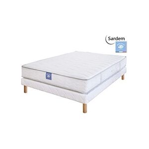 Belle Literie Ensemble matelas sardem passion + sommier tapissier 160x200 - Publicité