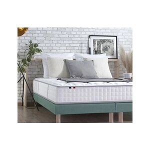 I D Literie Ensemble Matelas Ressorts + Memoire De Forme Odyssee + Sommier 2x80x200 Sommiervert Celadon - Publicité