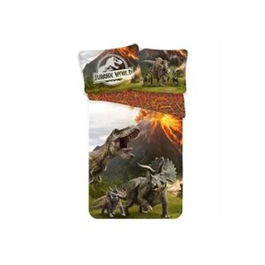 Disney Jurassic World - Housse de Couette Dinosaure Enfant - Parure de lit Coton - Publicité