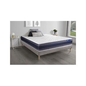 Actisom Ensemble matelas Latex+Mémoire de forme ACTILATEX MORPHO 140x190 Maxi épaisseur 5zones de confort + sommier KIT gris - Publicité