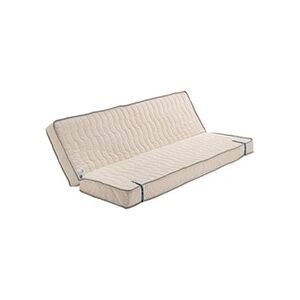 Literie Julien Matelas Ferme Pour tous Clic Clac 140x200 x 13 cm avec 3 cm Memoire de Forme 60 Kgs/m3 - Decoupe Assise 70 cm Hypoallergenique - Publicité