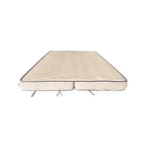 Provence Literie Matelas Ferme Pour tous Clic Clac + Alese 130x190 x 14 cm + Oreiller Visco - Ressorts Premium + Latex - Dim Assise 60 cm - 5 zones de Confort - Haute - Publicité