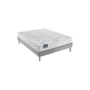 Dunlopillo Ensemble 100% latex 7 zones 20cm dahlia, matelas, sommier, pieds 140x190 - Publicité