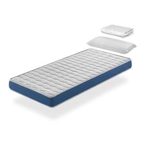 Dreamdi Pack Matelas 90X200 ONIX LIT ENFANT, Epaisseur 14 CM + 1 Oreiller à memoire 90X35 + 1 Protege matelas 90X200 - Publicité