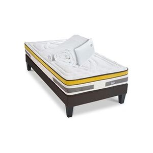 Maison Aubertin Ensemble Matelas Aubertin Ressorts ensachés Accueil mémoire + sommier + accessoires - 80 x200 cm - Publicité